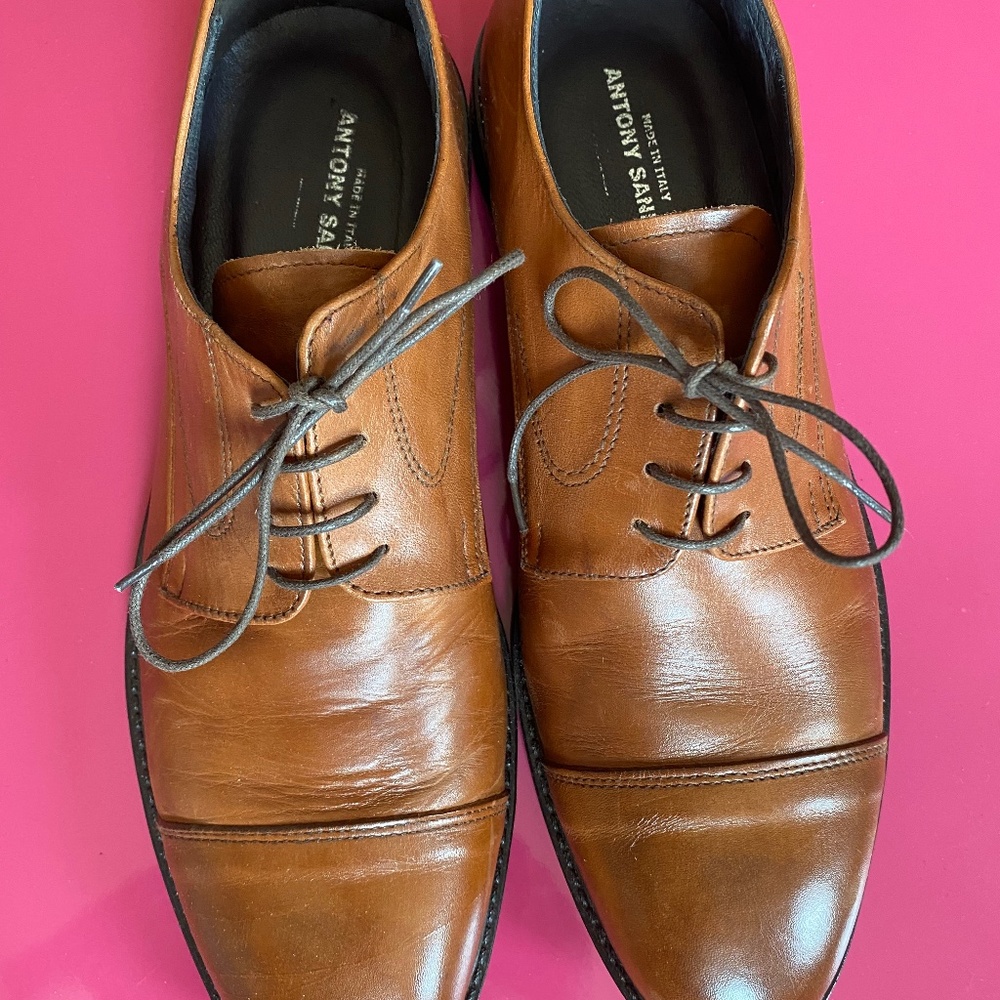 Antony Sander, size eu 43, us 10, color brown(like warm tan )